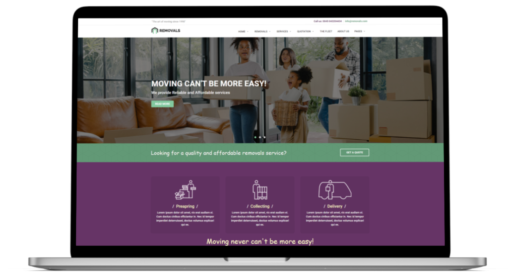 junk removal web design